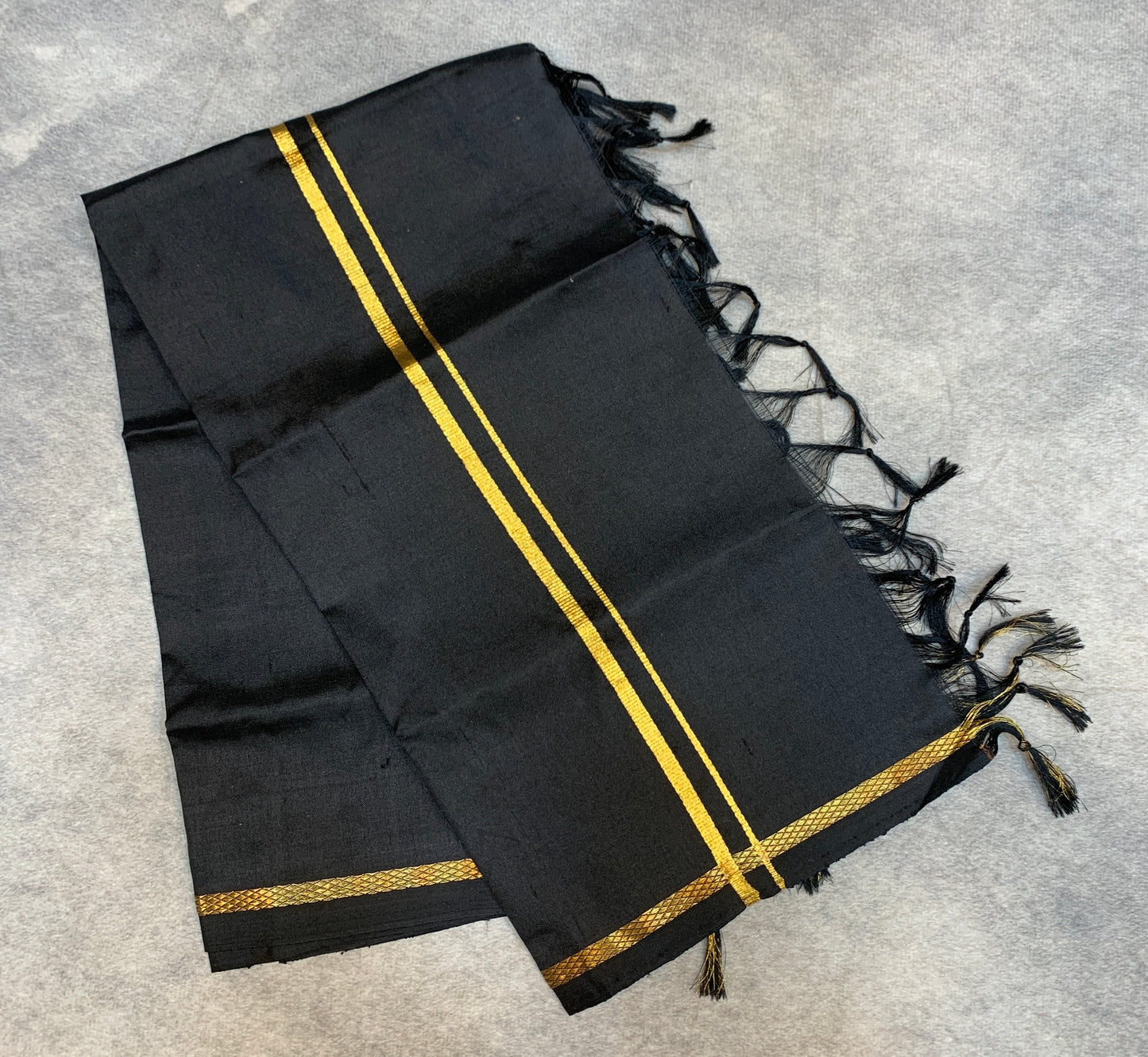 2 Mulam Silk Pooja Towel Block Colour