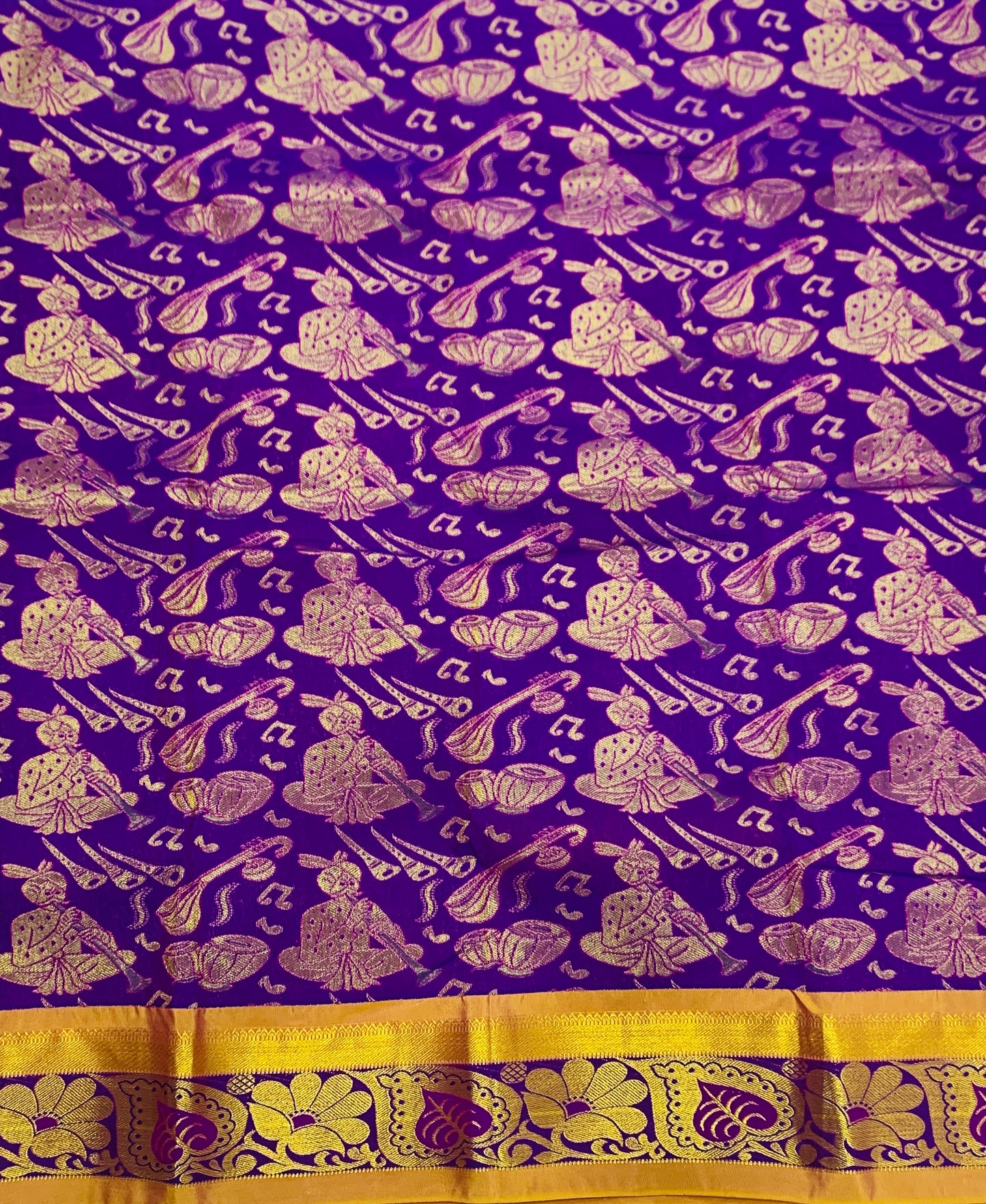 Magenta Shade Vegan Silk Kids Pattu Pavadai with contrast border for newborn to 2 Years