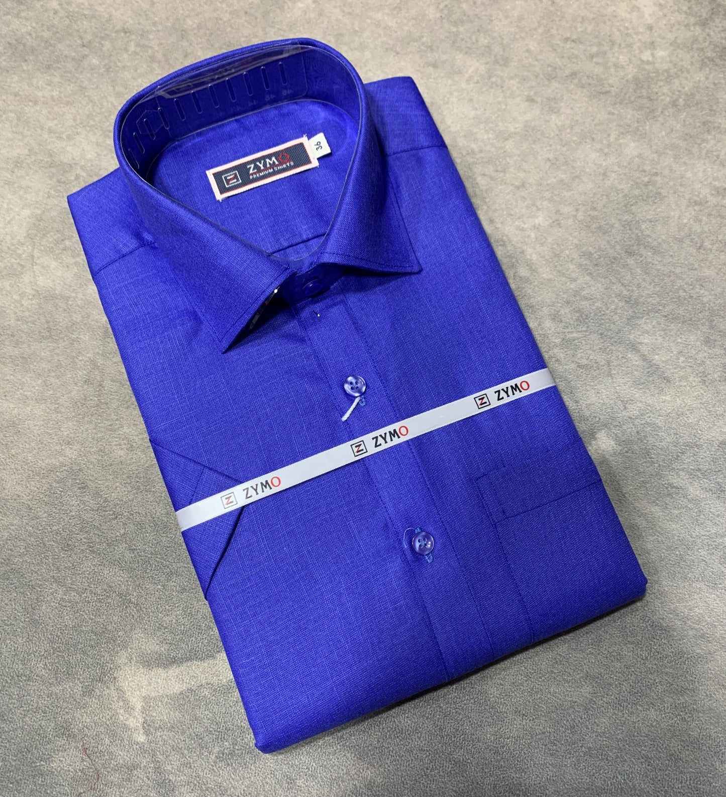Half Sleeve Ink Blue Colour Shirt