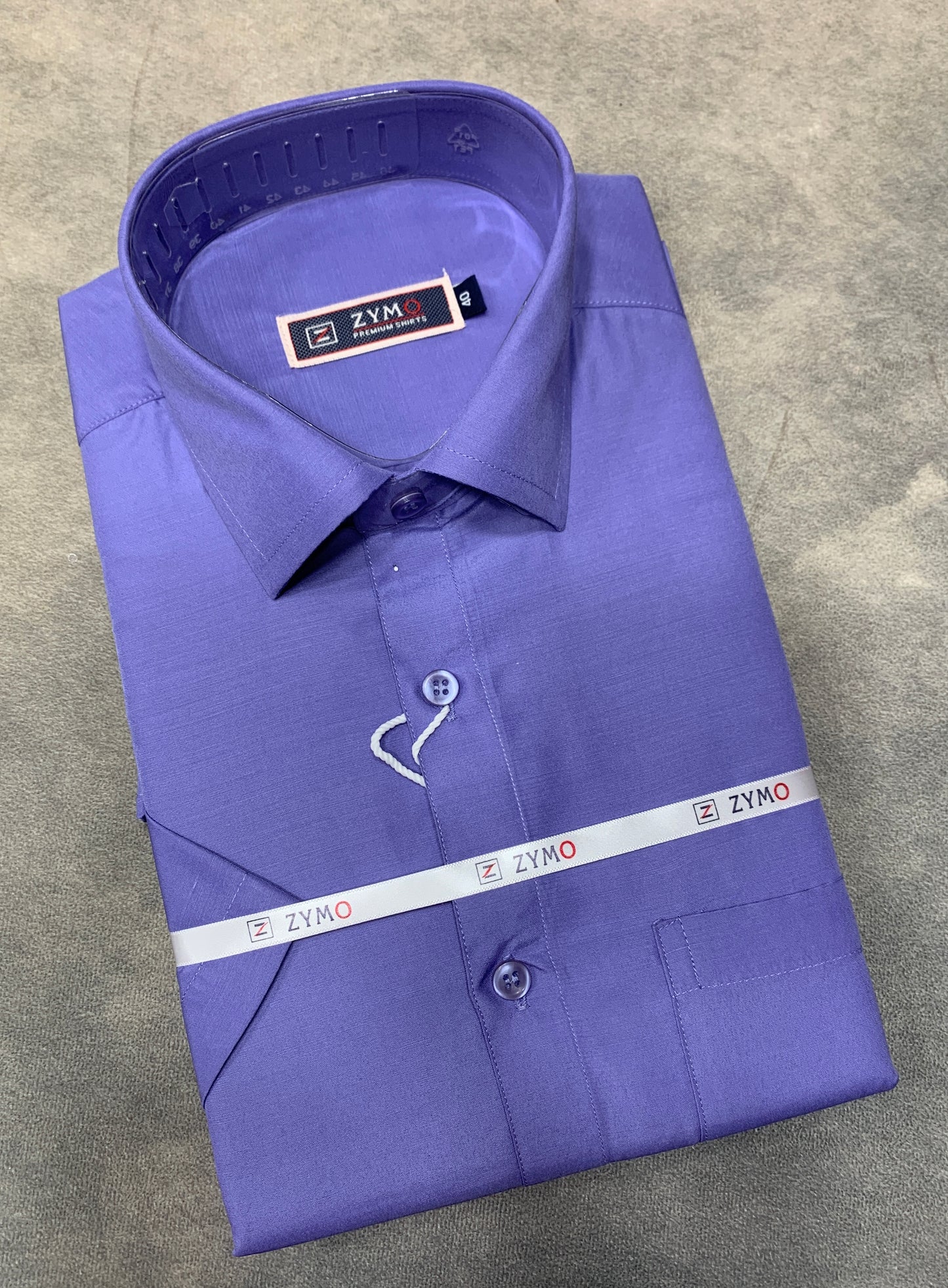 Half Sleeve Lavender Colour Shirt