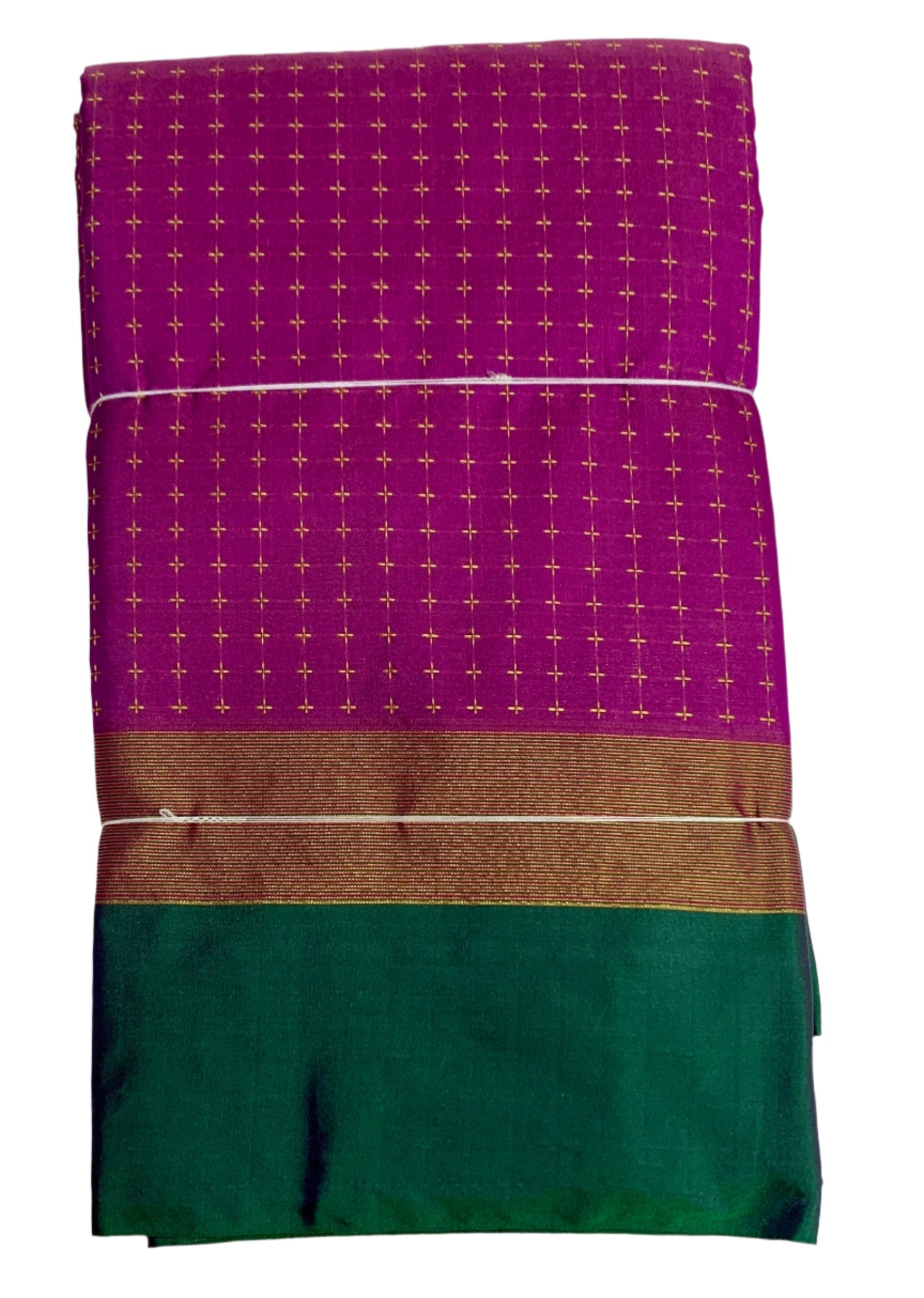 Arani Silk Saree Vadamali Colour with Green and Golden Border