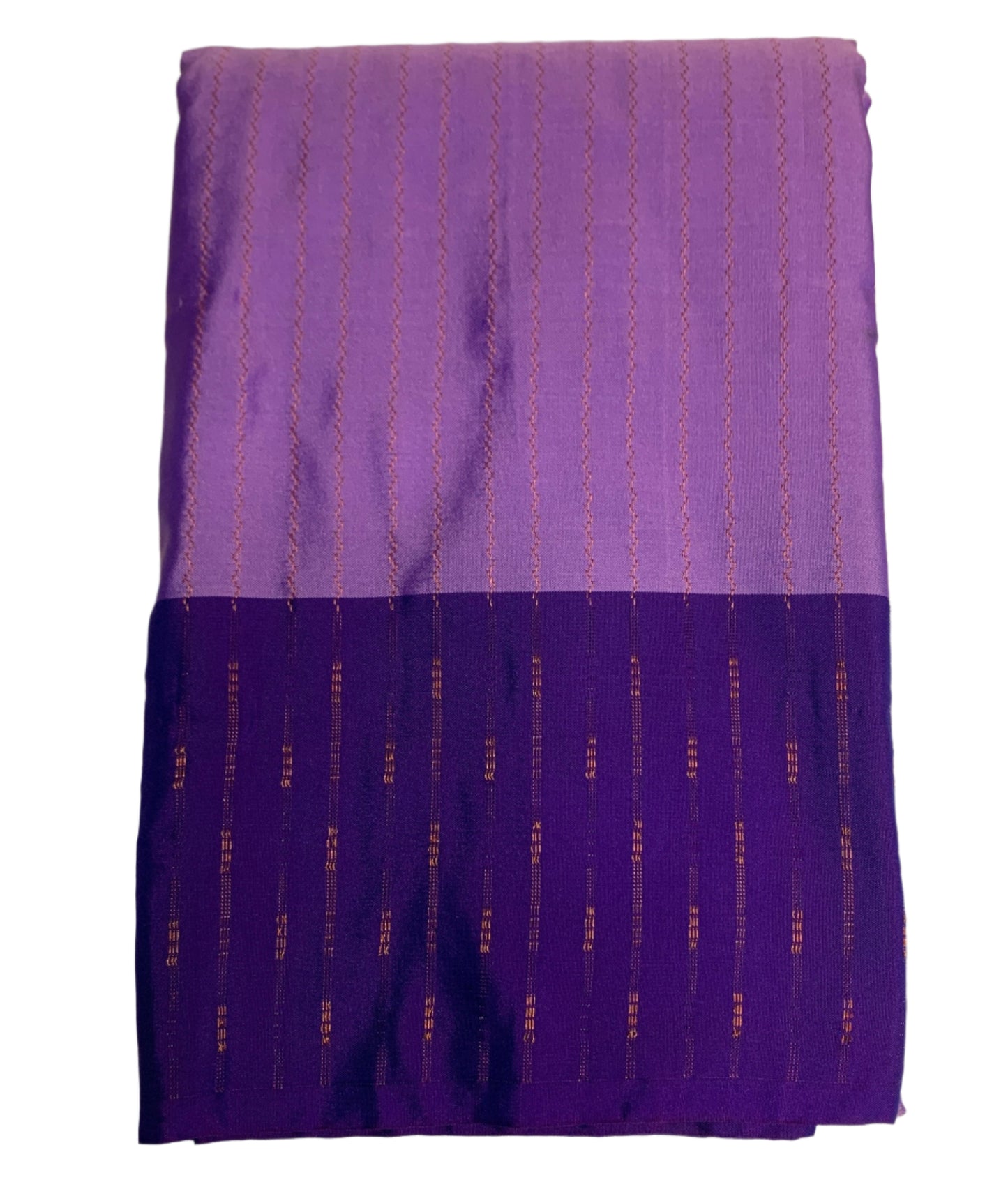 Arani Silk Saree Electric Purple Colour with Dual Shade Border