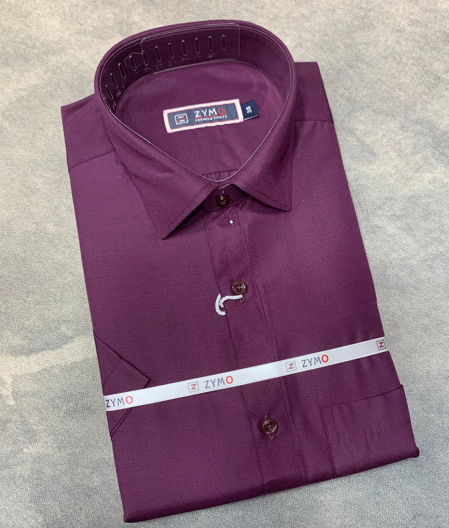 Half Sleeve Magenta Colour Shirt