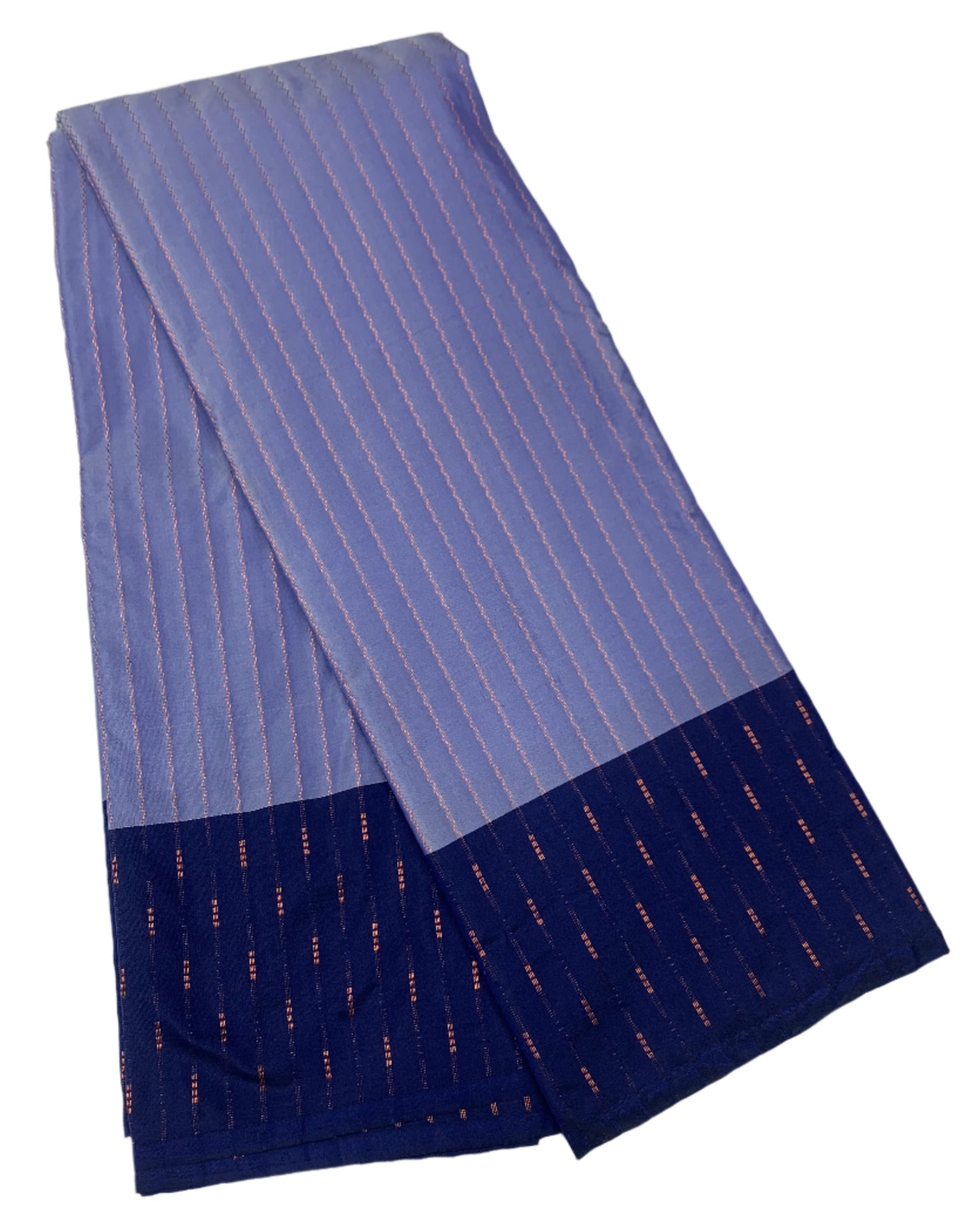 Arani Silk Saree Sliver Blue Colour Navy Blue Border