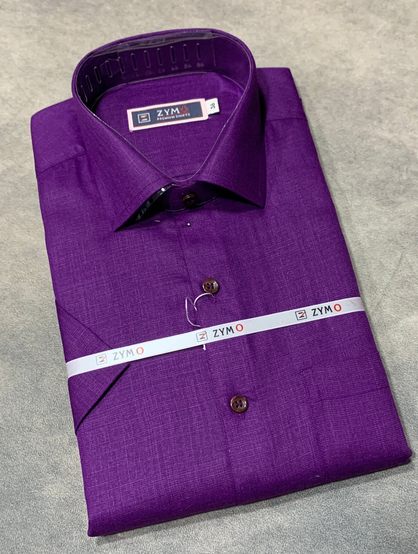 Half Sleeve Violet Colour Shirt