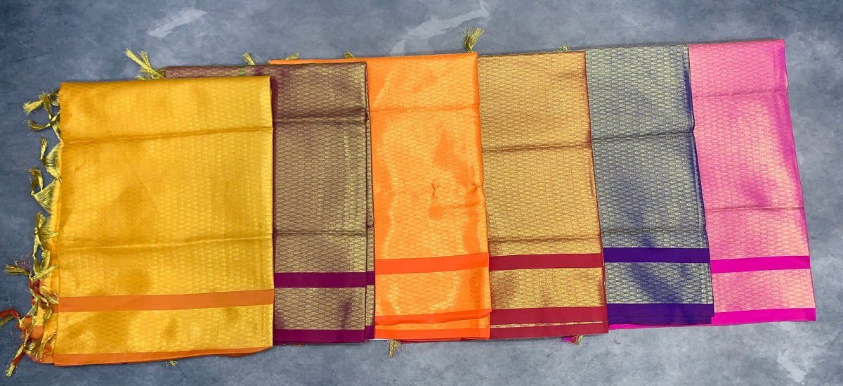 Facilitation Shawl Ponnadai- Pack of 5 (Random Colour)