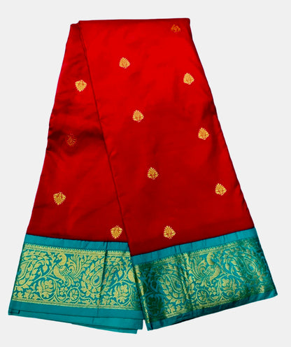 Pure Kanchipuram Silk Pinkish Maroon Colour