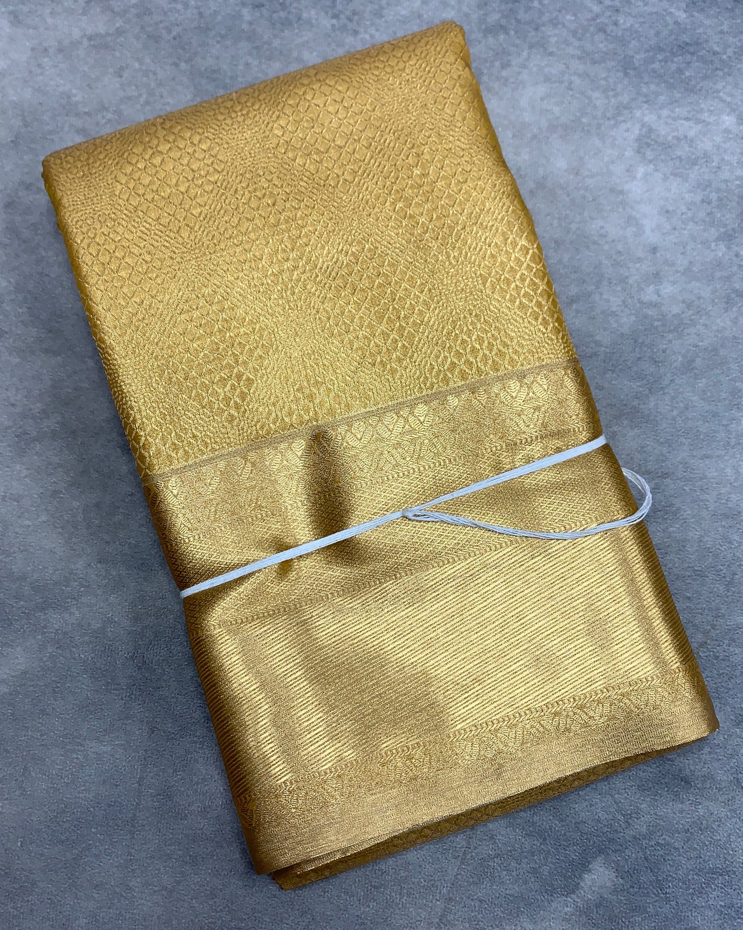 Fancy Tissue Saree Copper Colour with Self Colour Border