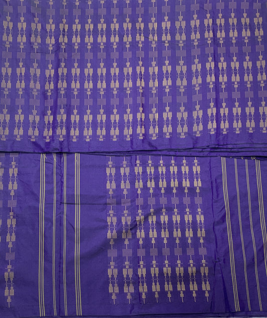 Arani Silk Saree Violet Colour Self Border