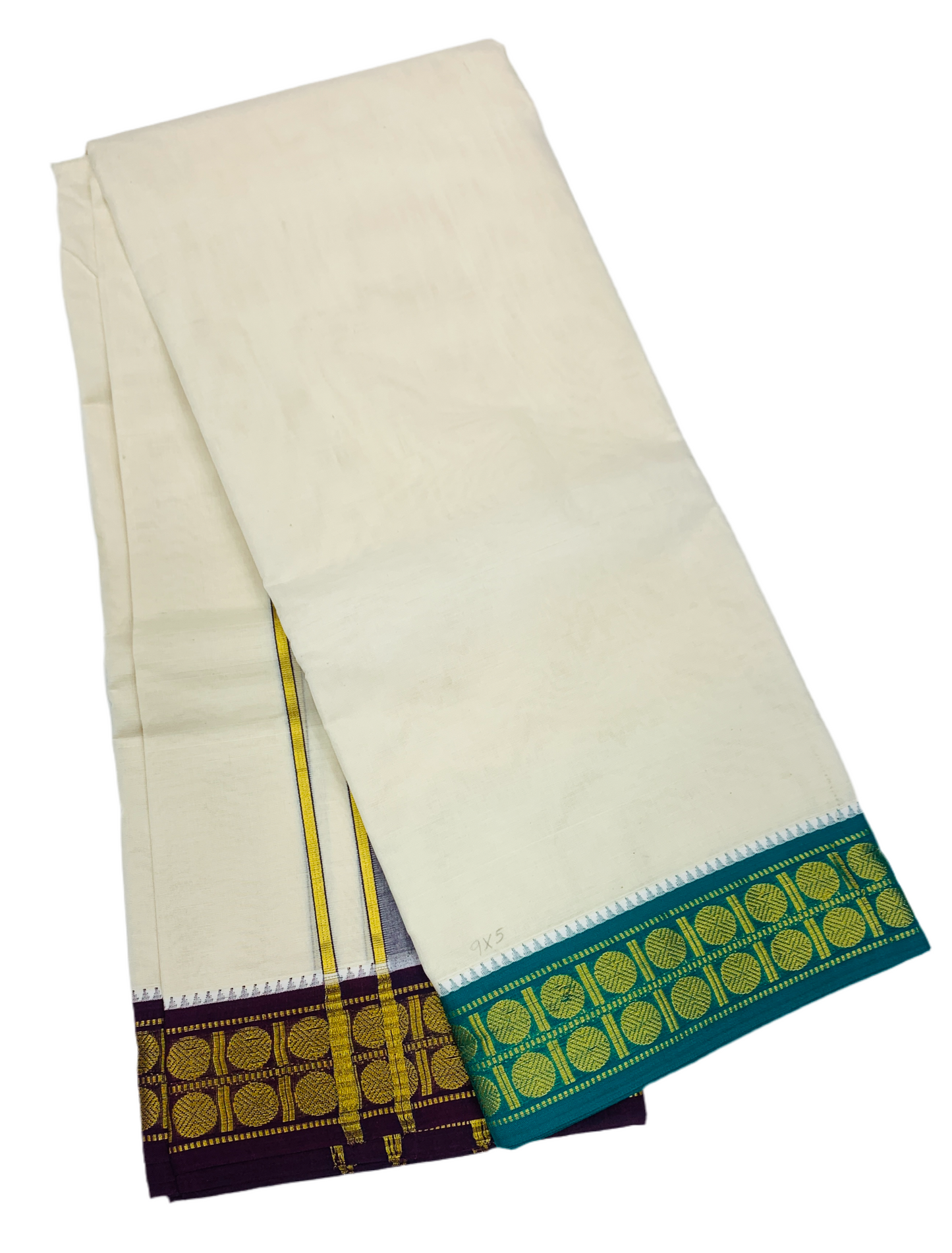 Cotton Dhoti Half White