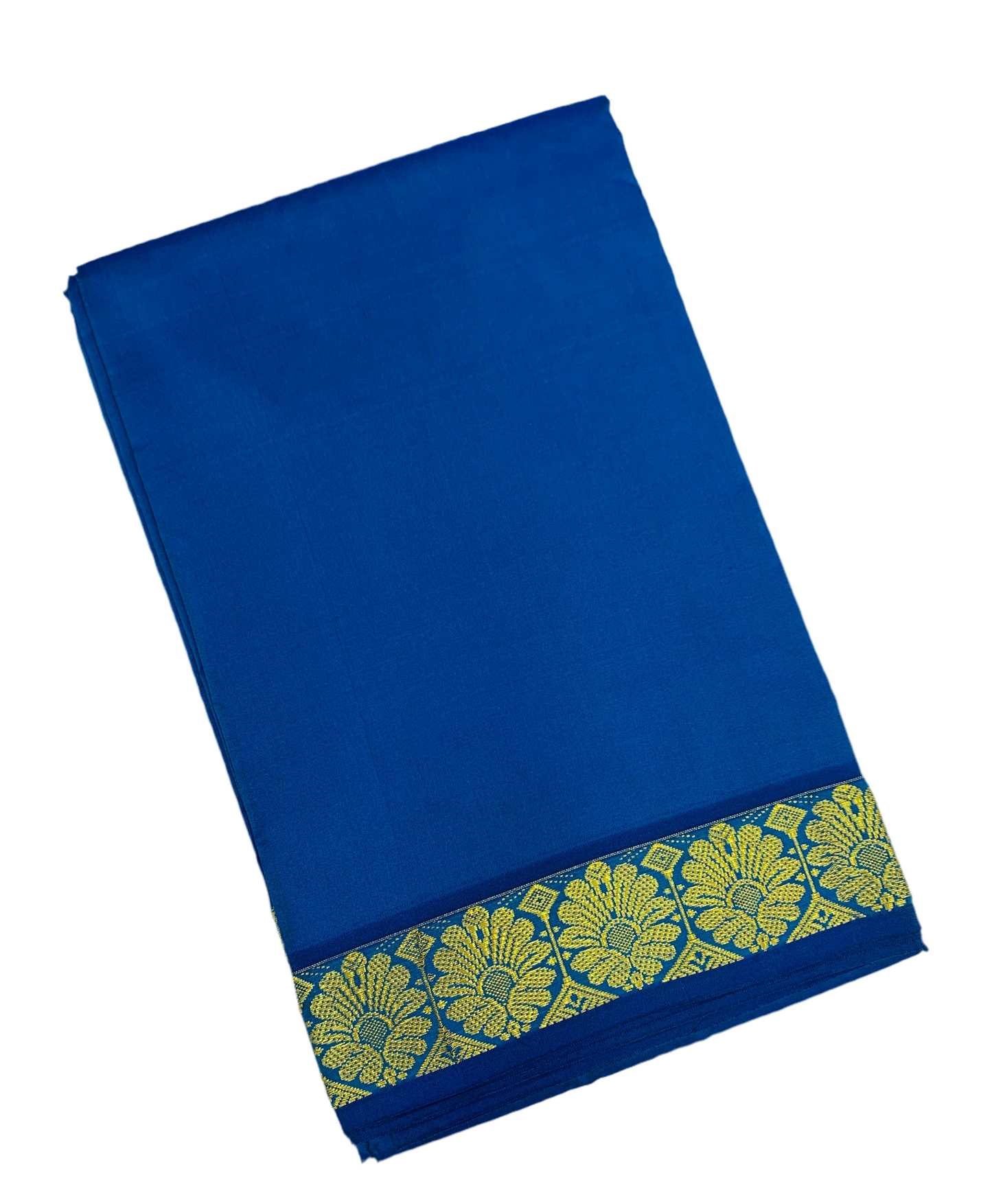 Sky Blue Colour Half Saree Shawl