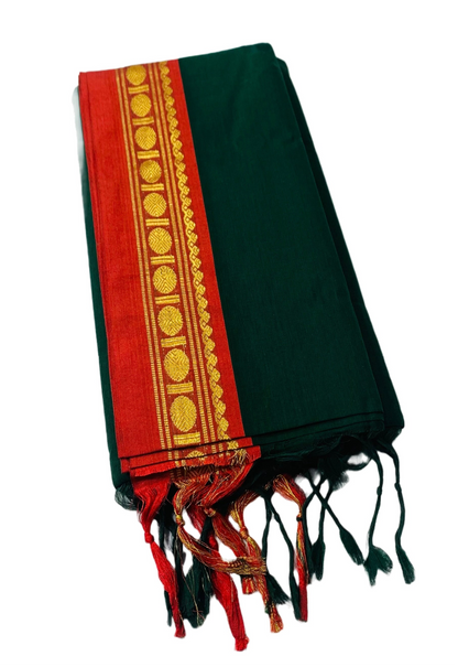 Chettinad Cotton Saree Green