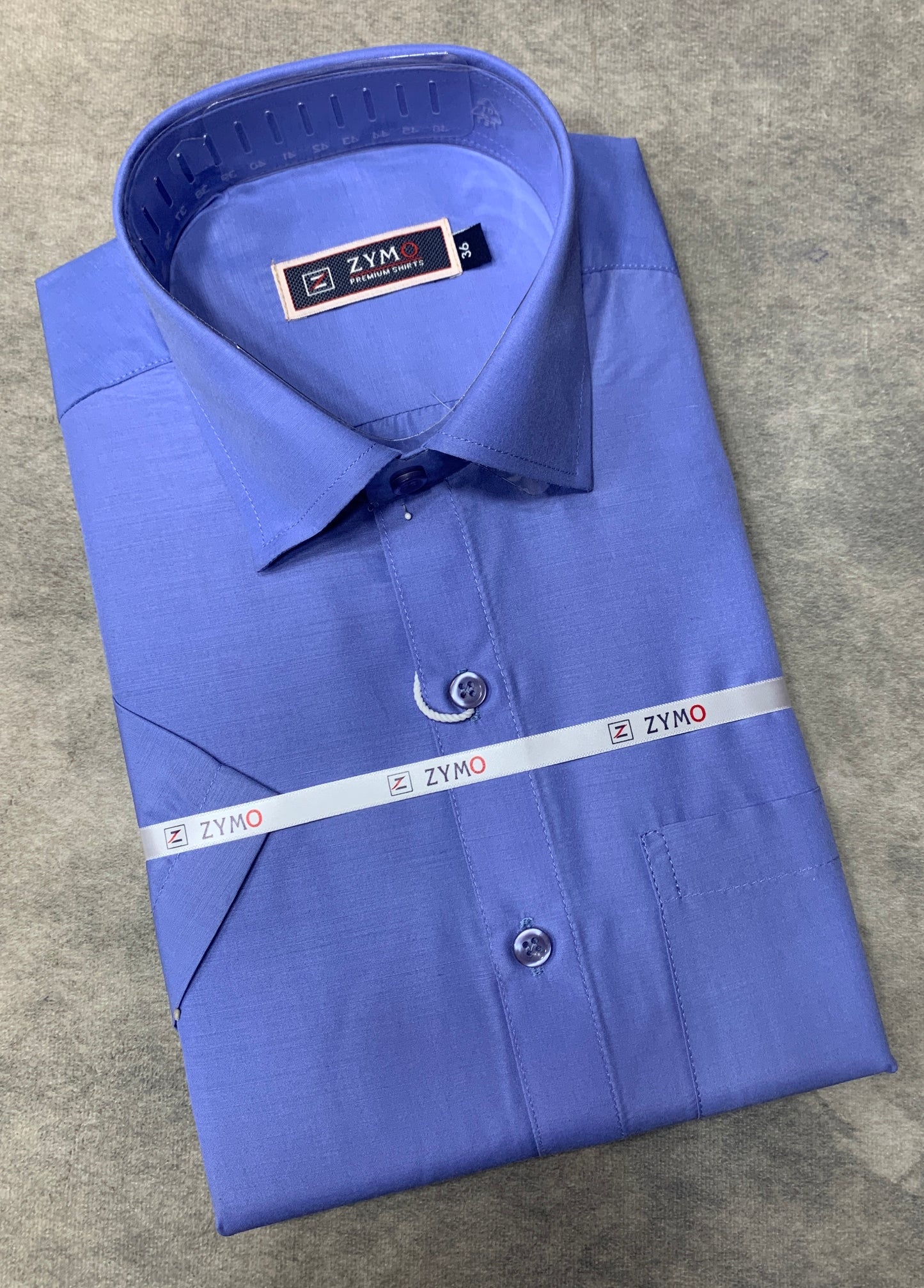 Half Sleeve Blue Colour Shirt