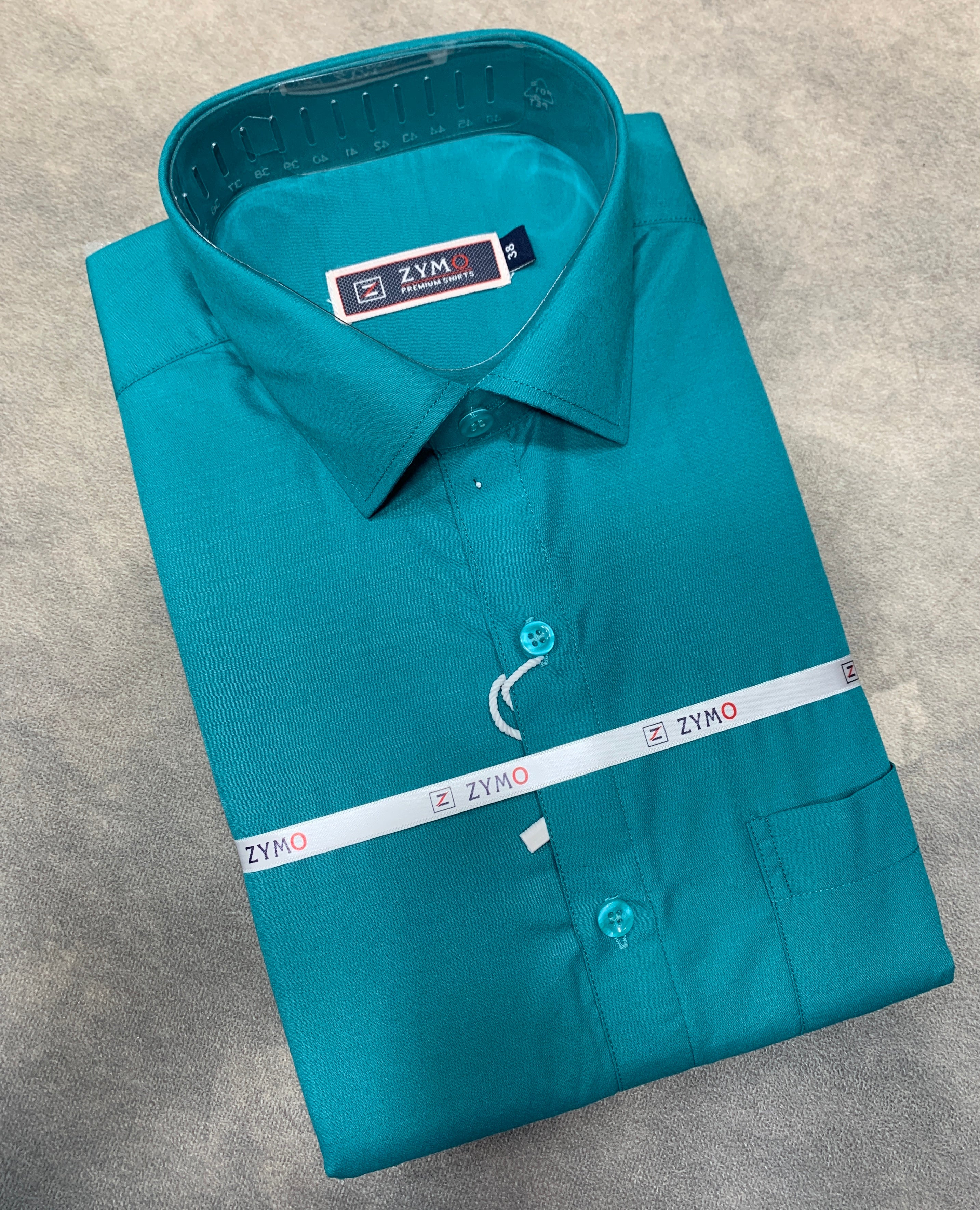Full Sleeve Rama Green Colour Shirt – Kumaran Silk