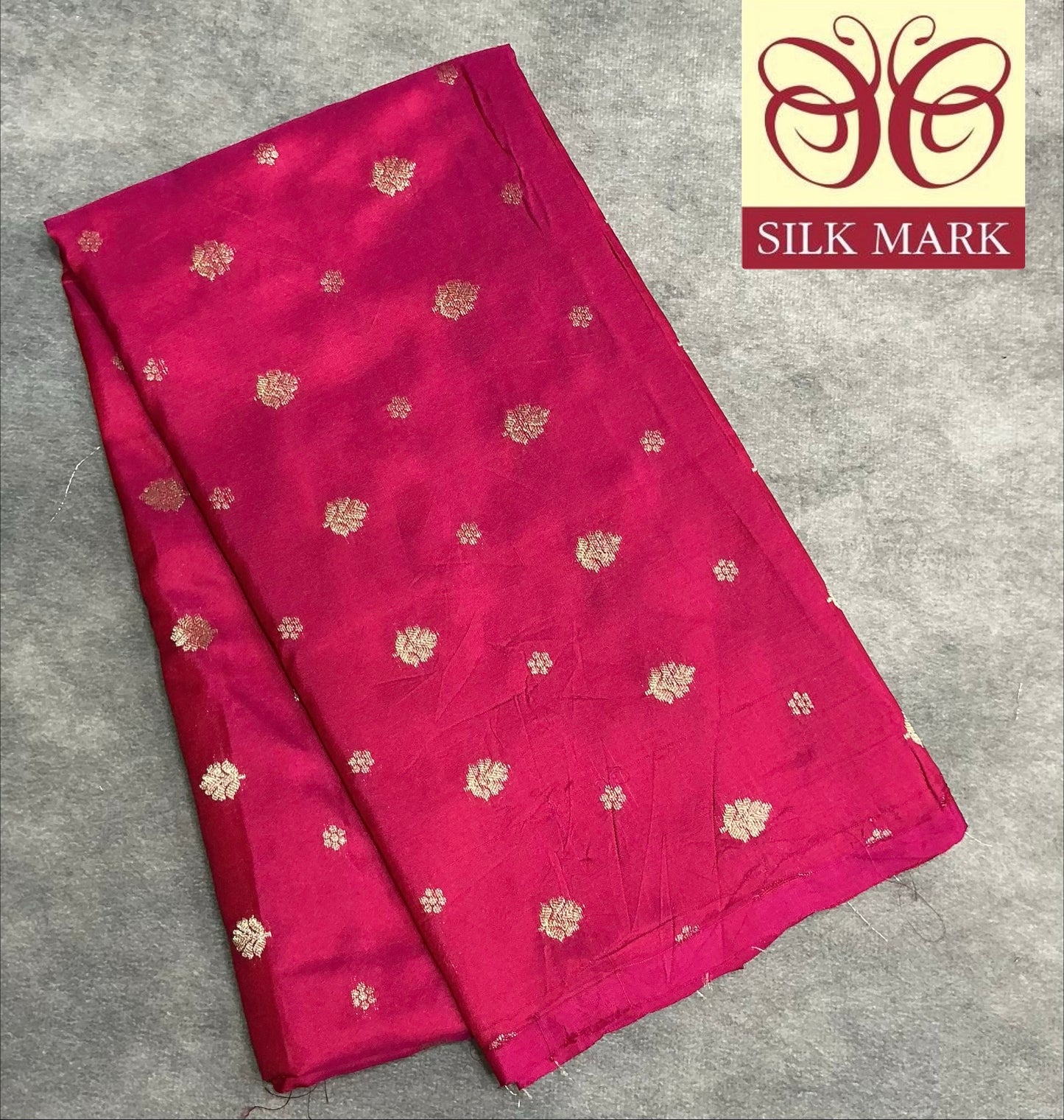 Pink Colour Pure Silk Blouse Fabric