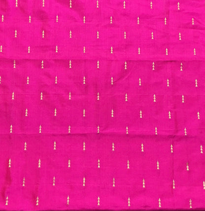 Pink Colour Pure Silk Blouse Fabric
