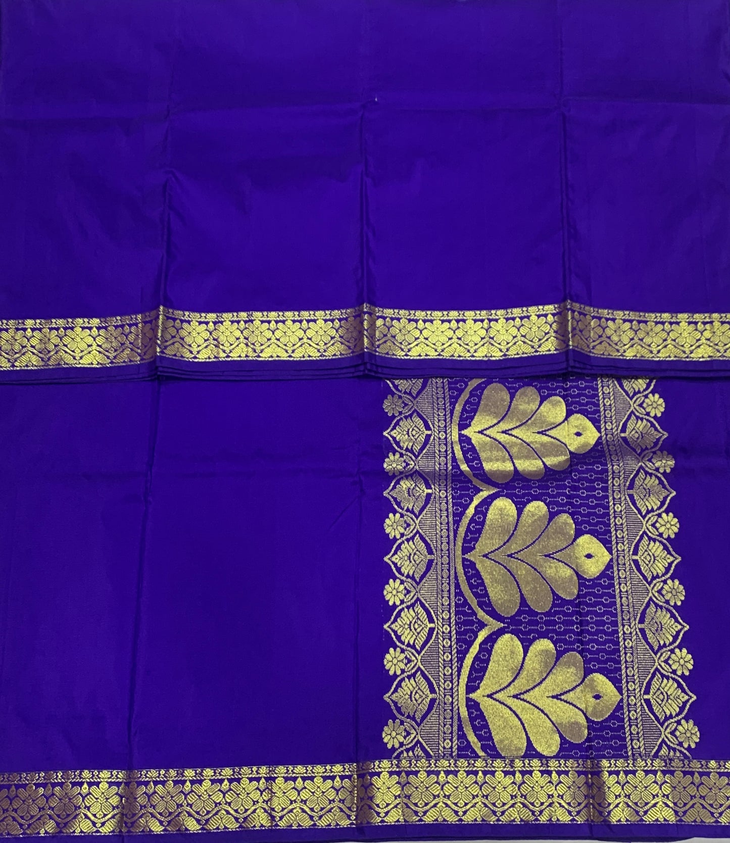 Blue Colour Half Saree Shawl