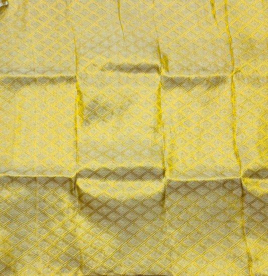Pure Silk Shirt material Golden Colour