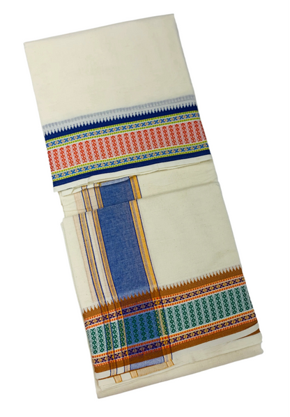 Cotton Dhoti Half White