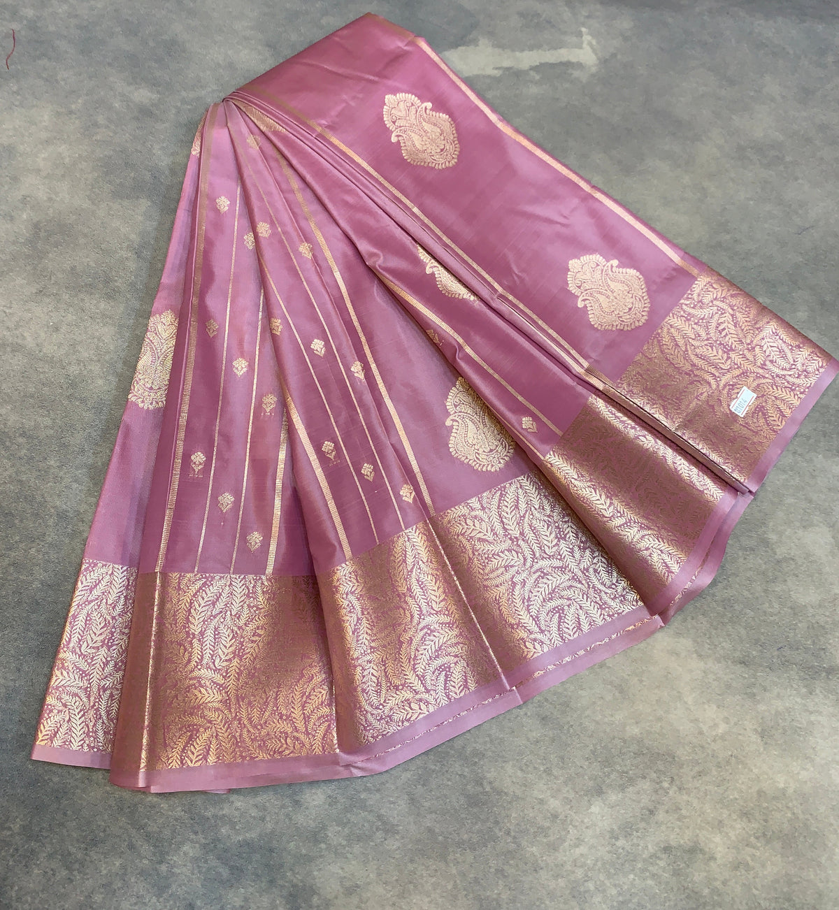 Soft Silk Casual Saree Onion Pink with Sliver Zari Border