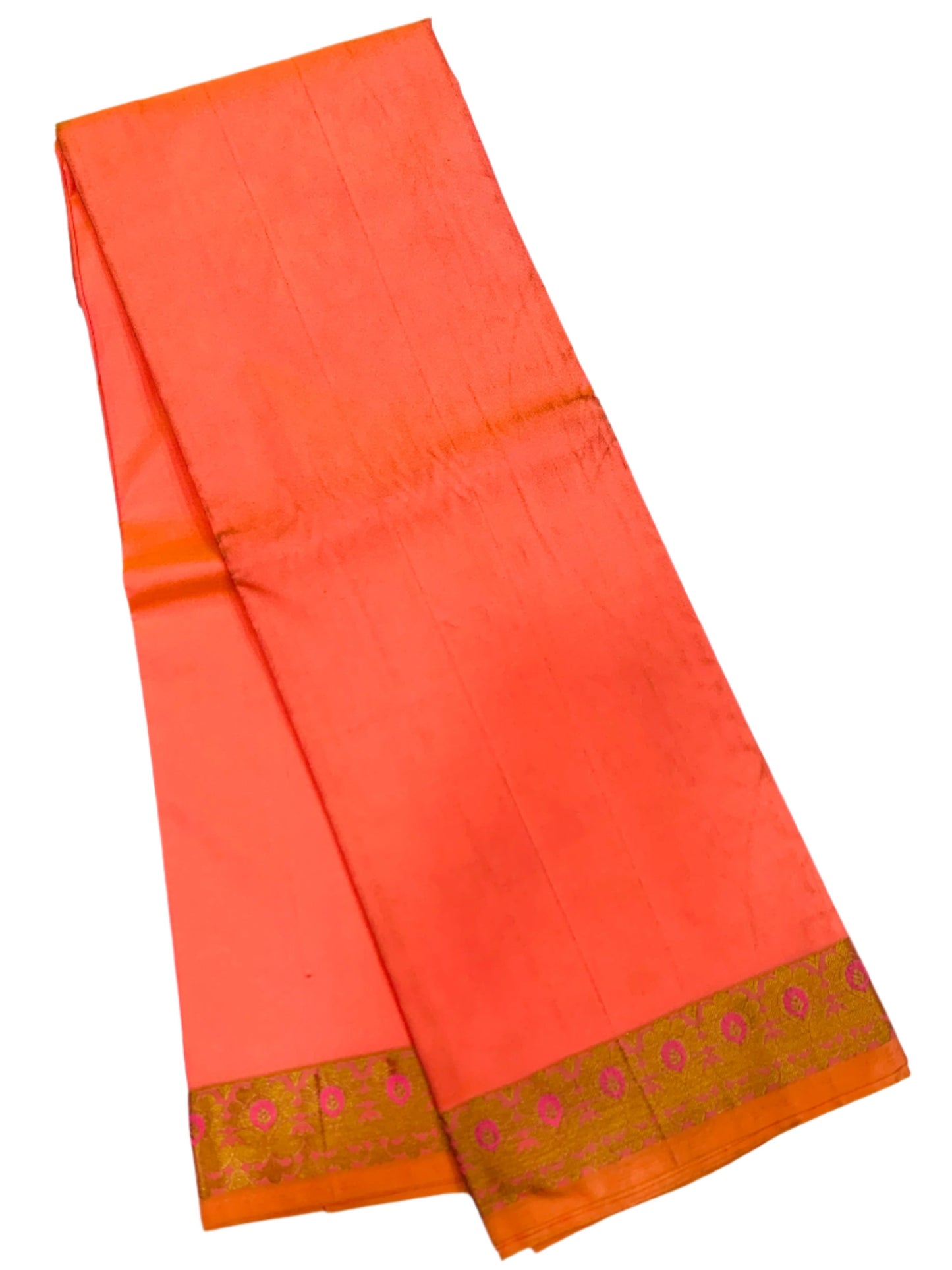 Peach Colour Half Saree Shawl