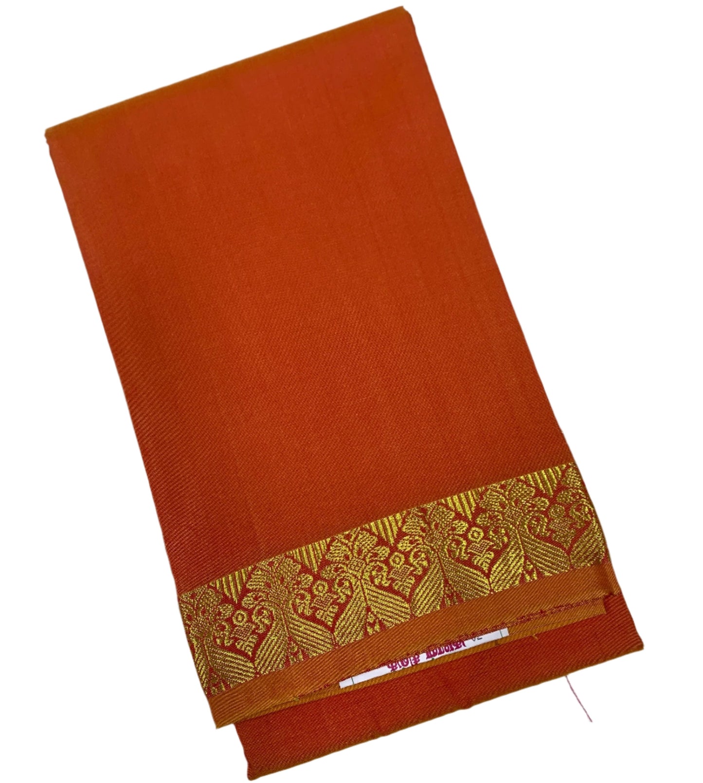 Orange Colour Half Saree Shawl