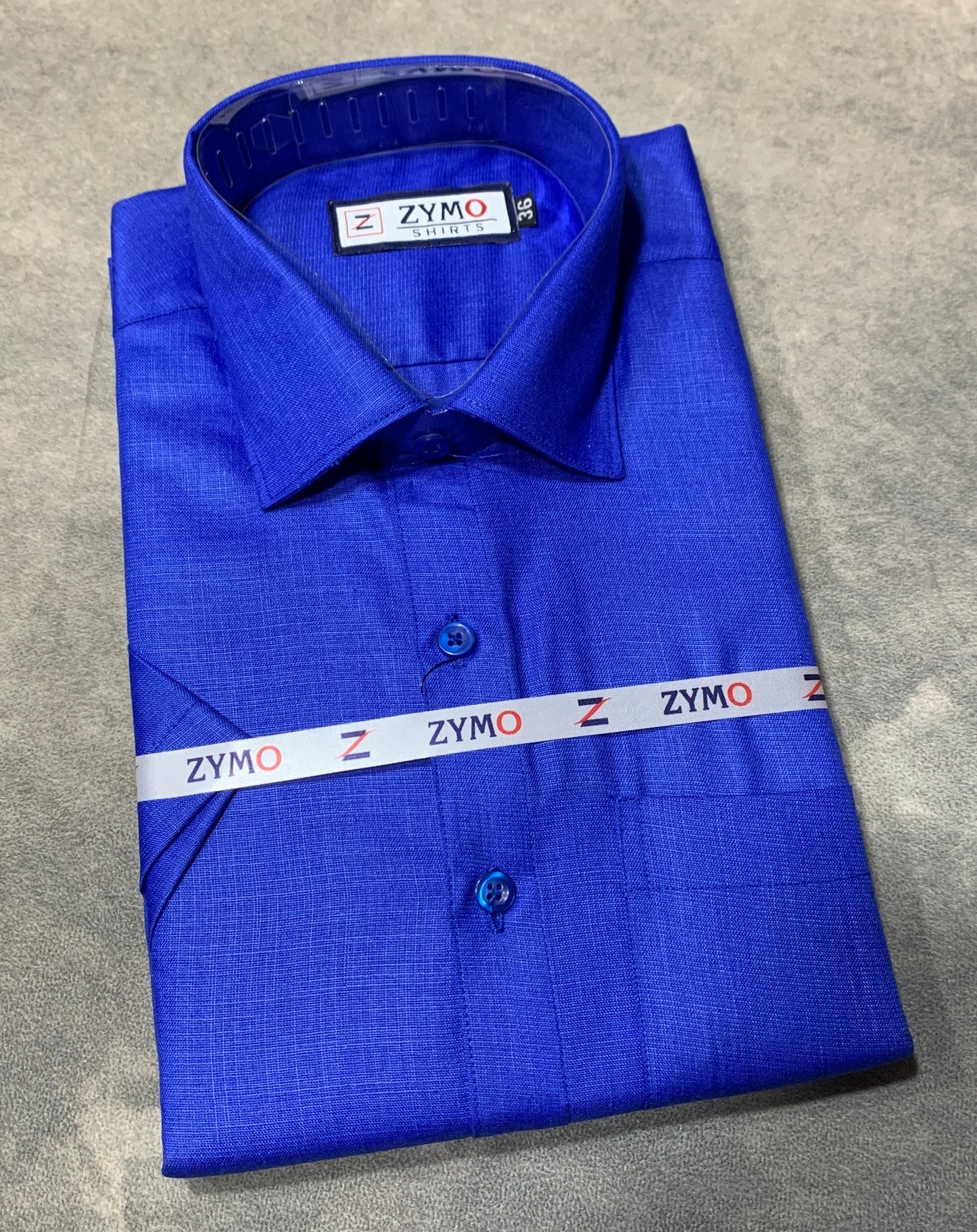 Half Sleeve Ink Blue Colour Shirt
