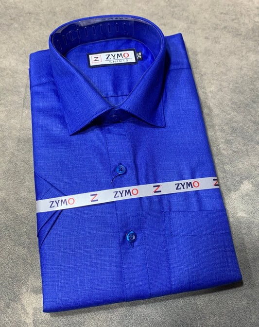 Half Sleeve Ink Blue Colour Shirt