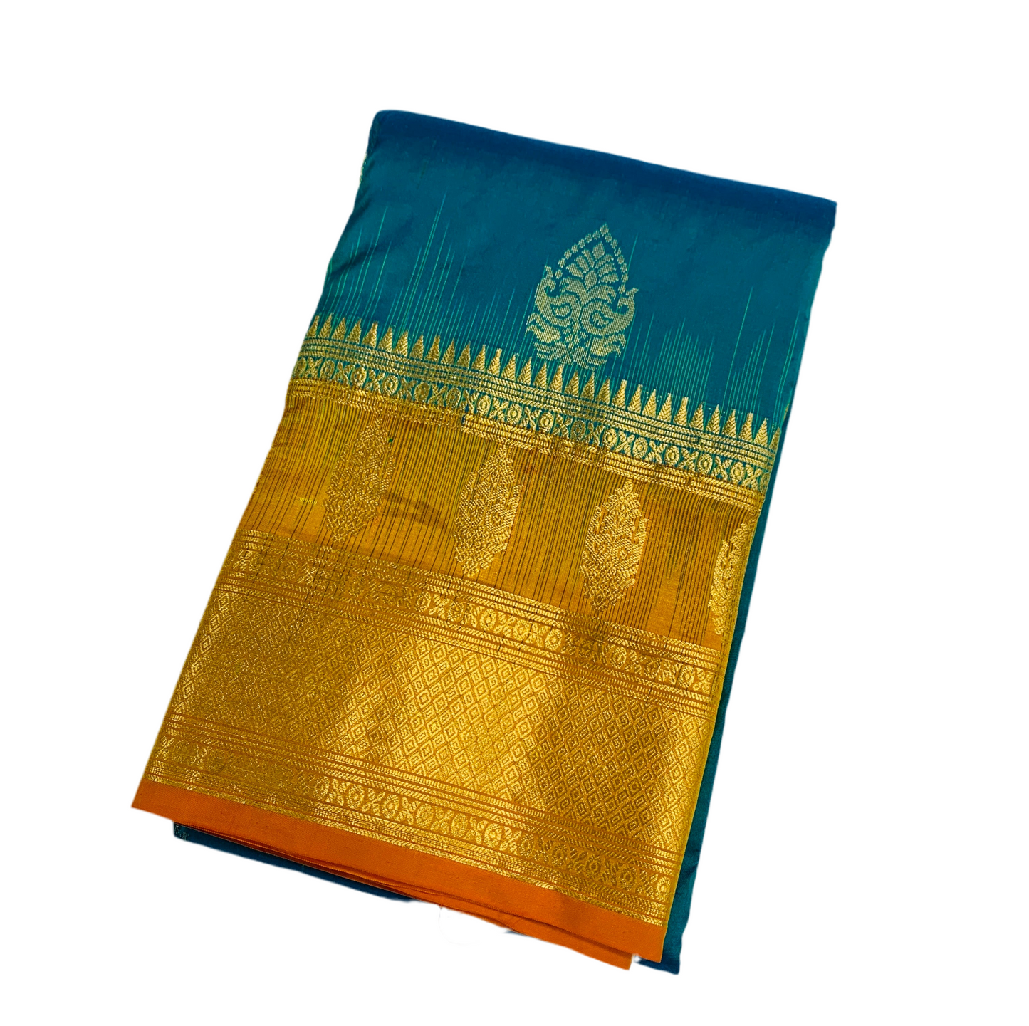 Pure Kanchipuram Silk Sky Blue Colour