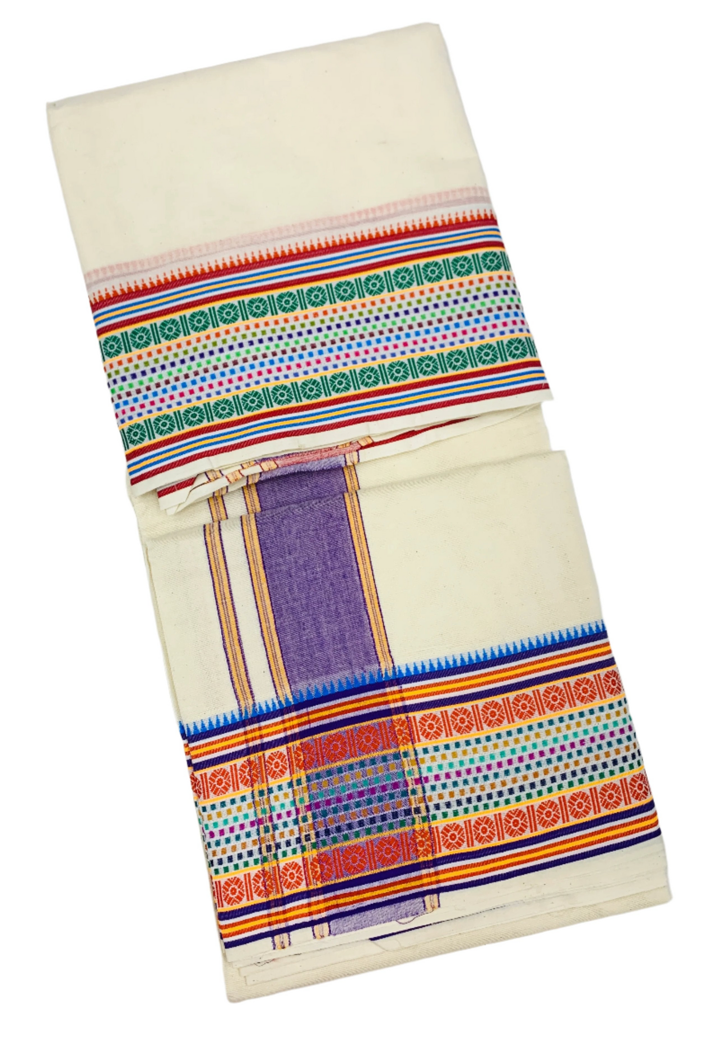 White shade  Cotton Dhoti