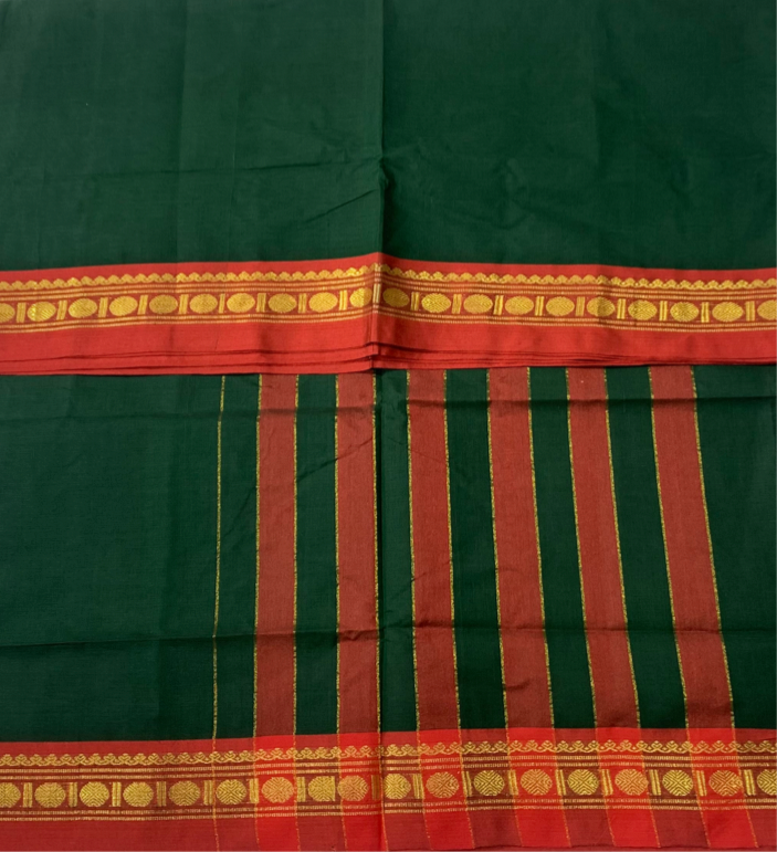 Chettinad Cotton Saree Green