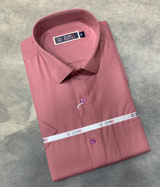 Half Sleeve Onion Pink Colour Shirt