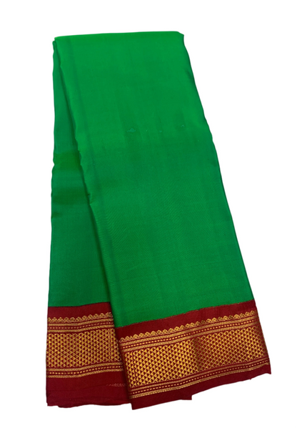 Pure Kanchipuram Silk Saree Light Green Colour