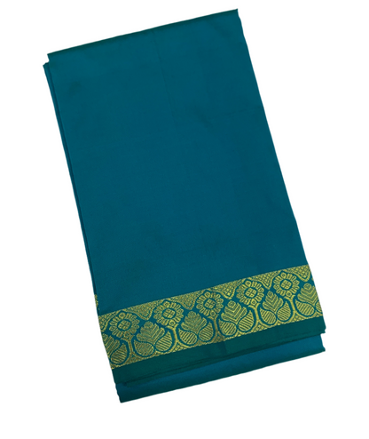 Rama Green Colour Half Saree Shawl