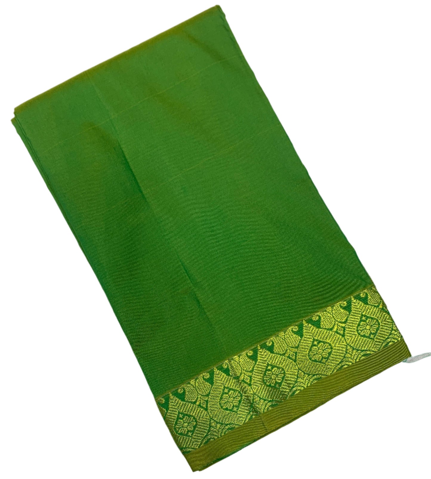 Light Green Colour Half Saree Shawl