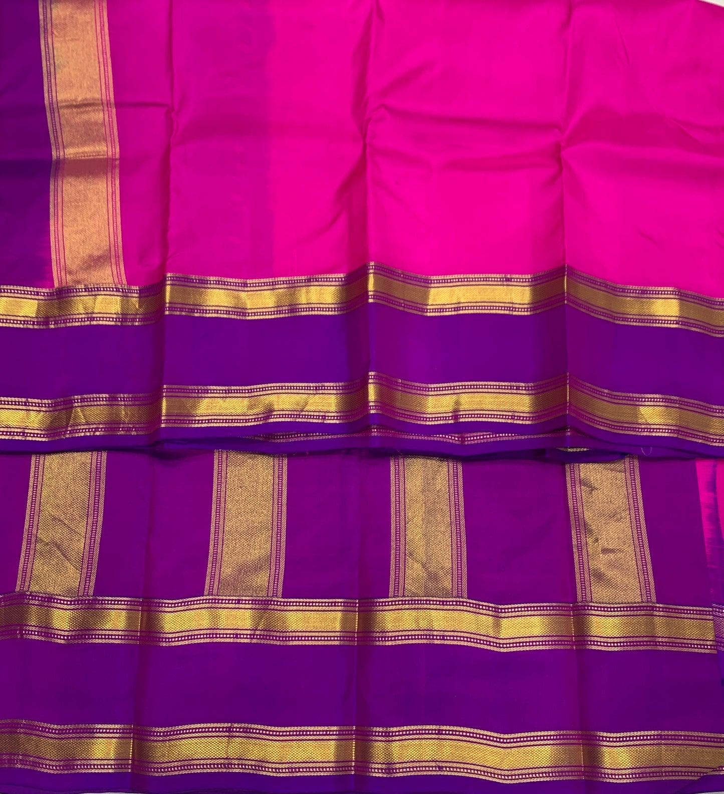 Pure Kanchipuram Silk Saree Pink Colour