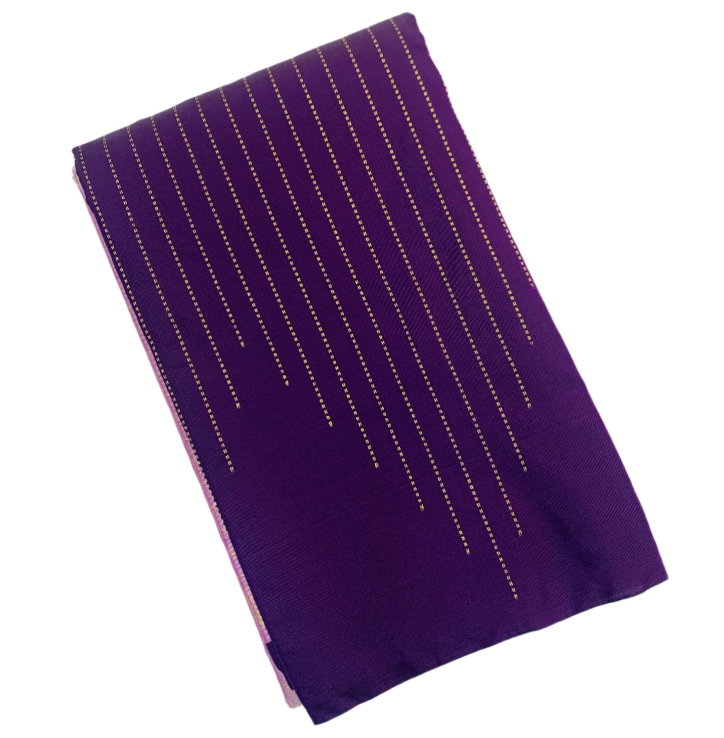 Arani Silk Saree Lavender Colour with Dark Purple Border