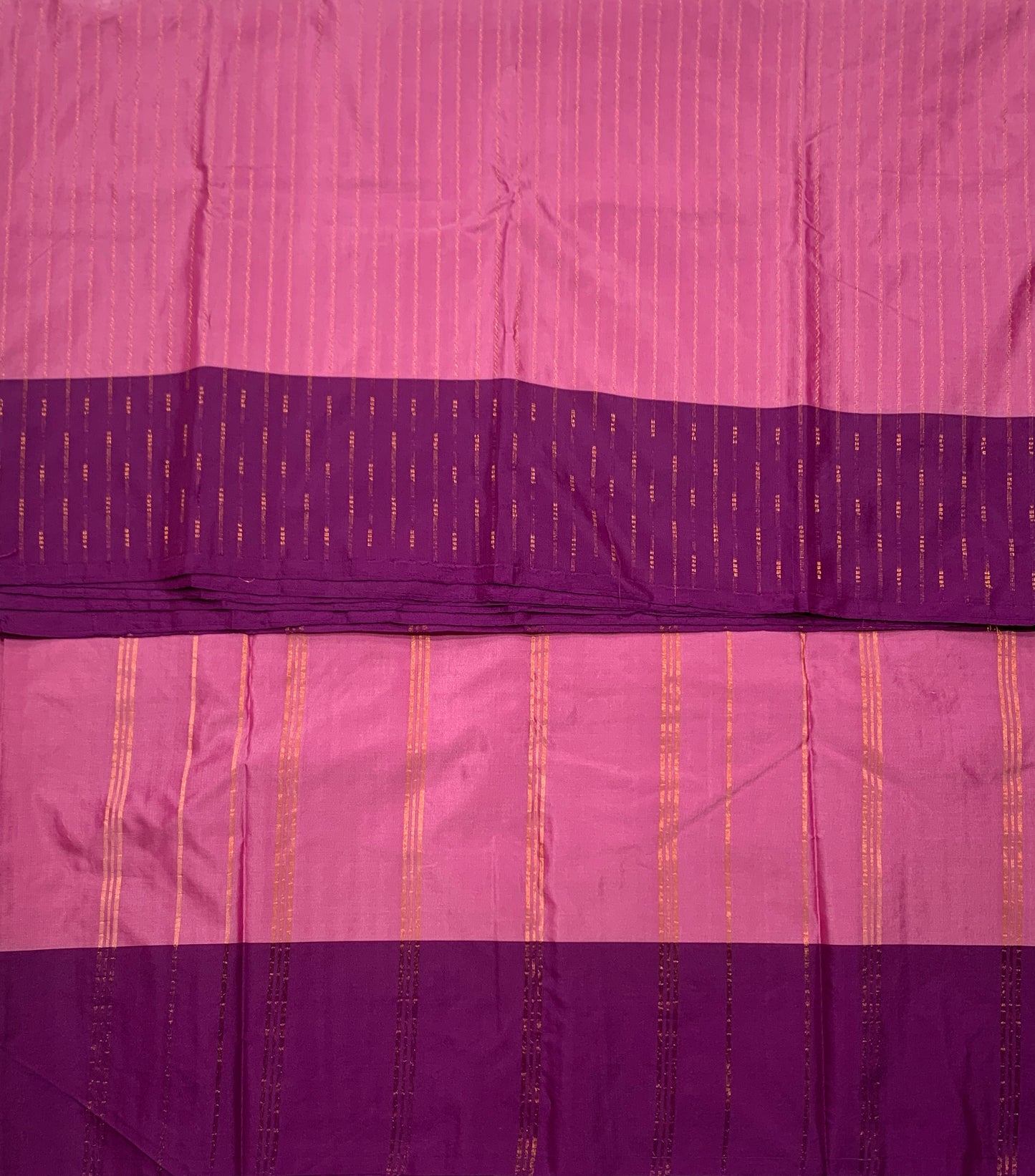 Arani Silk Saree Onion Pink Colour Purple Border