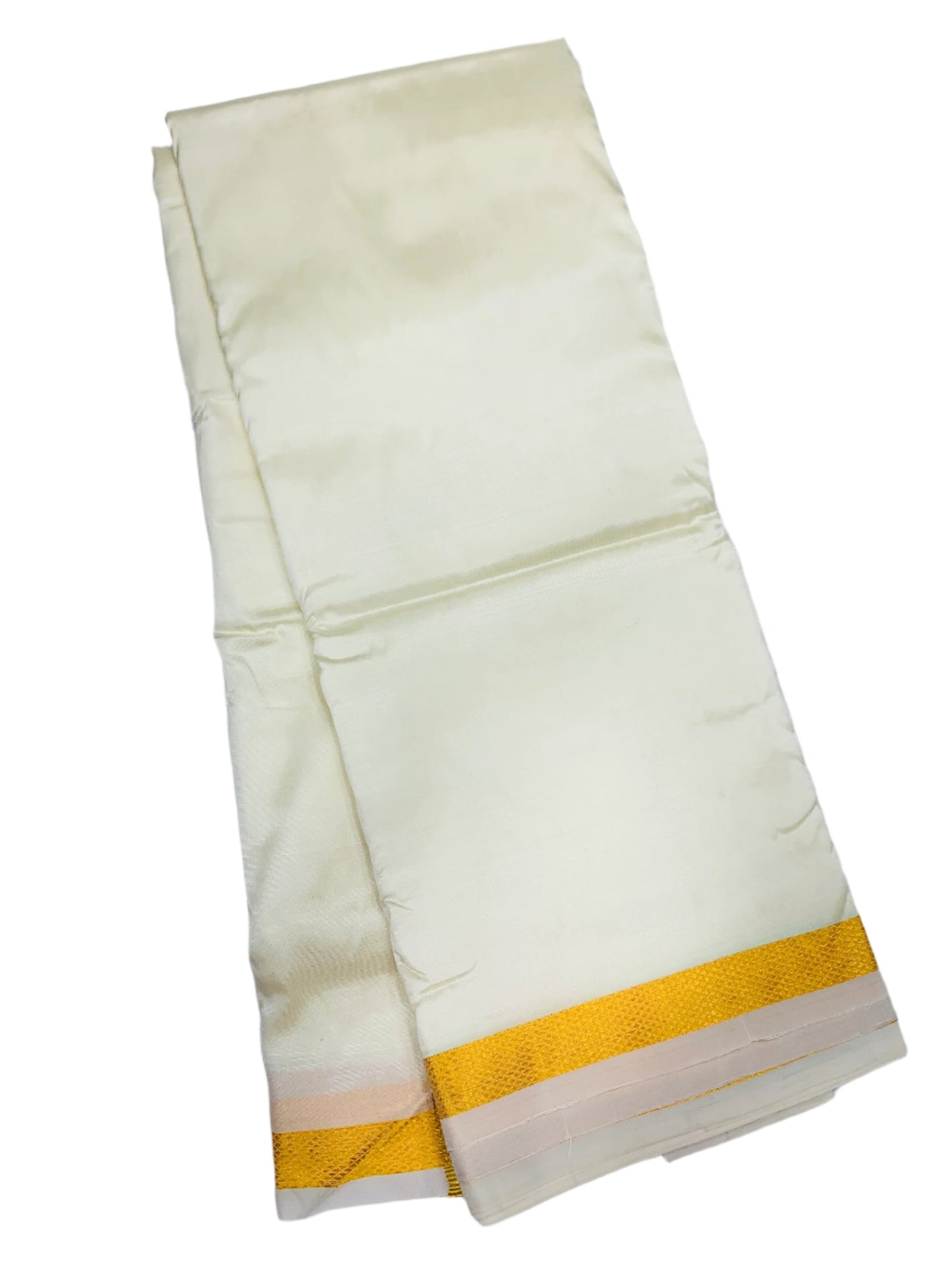 Art Silk Dhothi 9X5 Cream colour