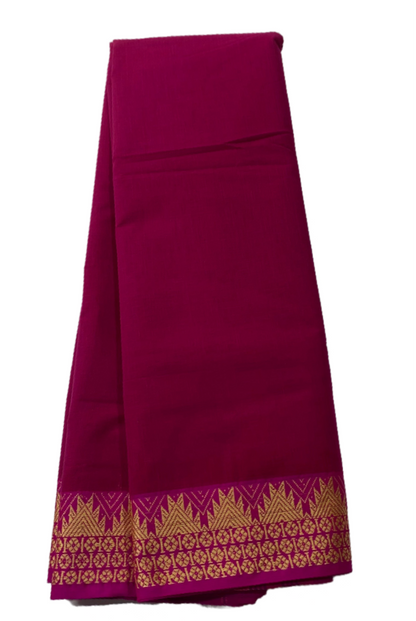 Chettinad Cotton Saree Pink