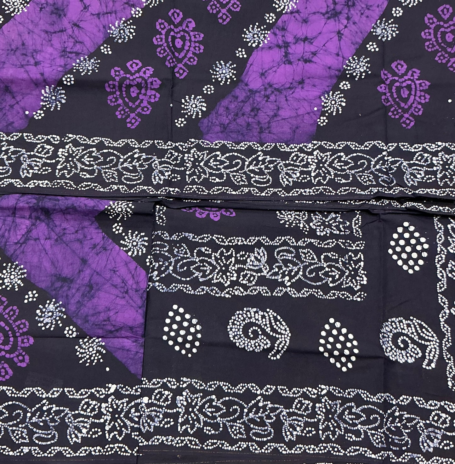 Chettinad Sungudi Cotton Dual Colour Saree with Navy Blue Colour Border