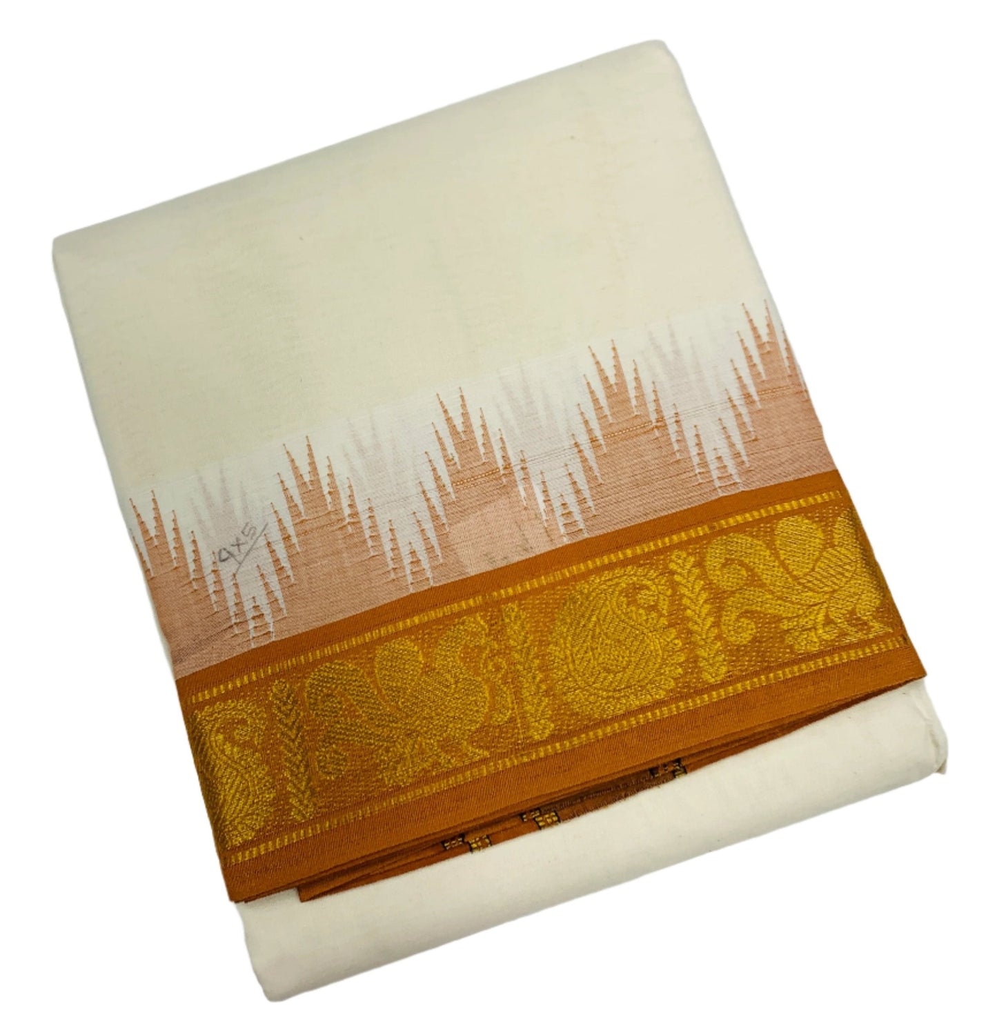 Cotton Dhoti Half  White