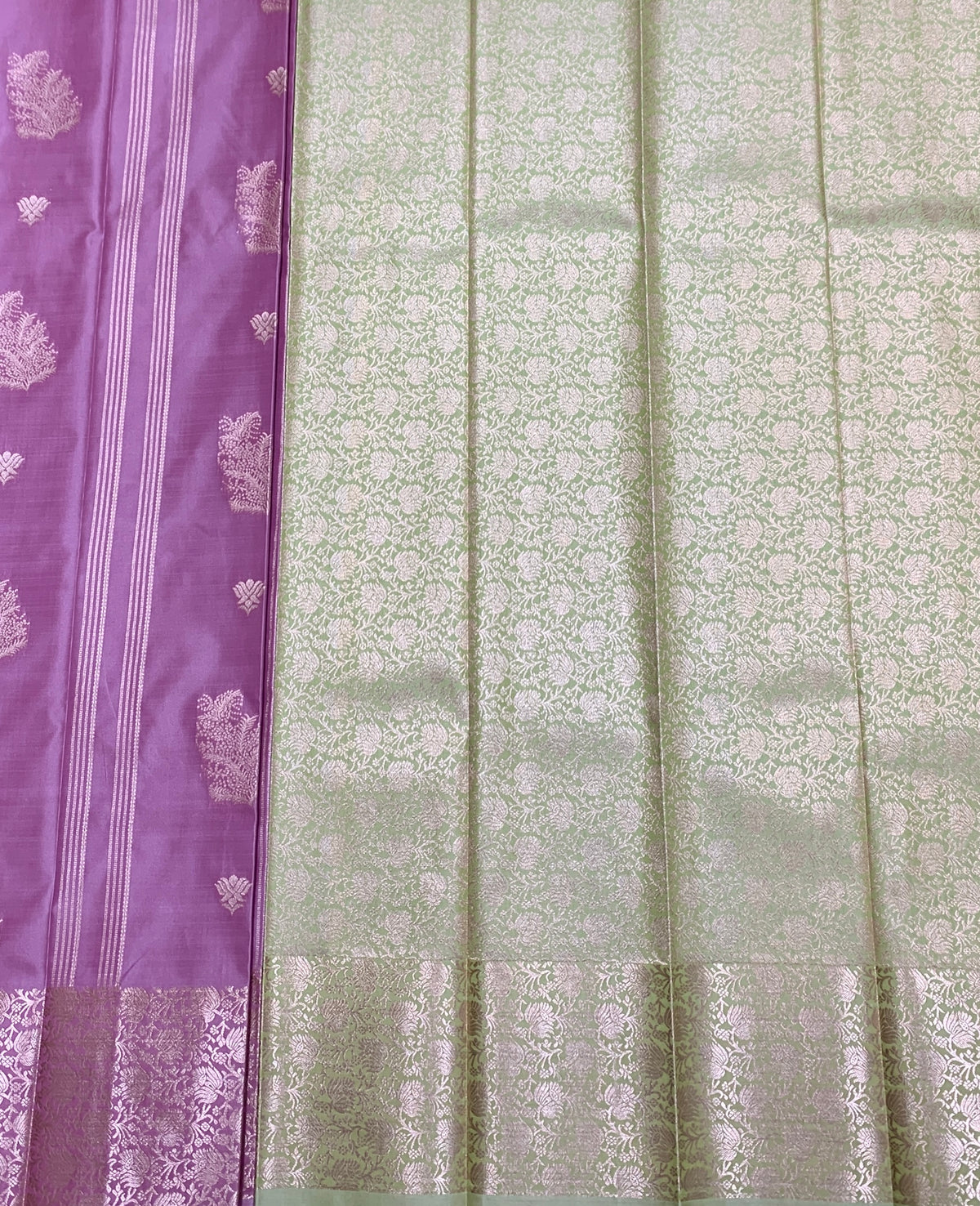 Soft Silk Casual Saree Onion Pink with Sliver Zari Border