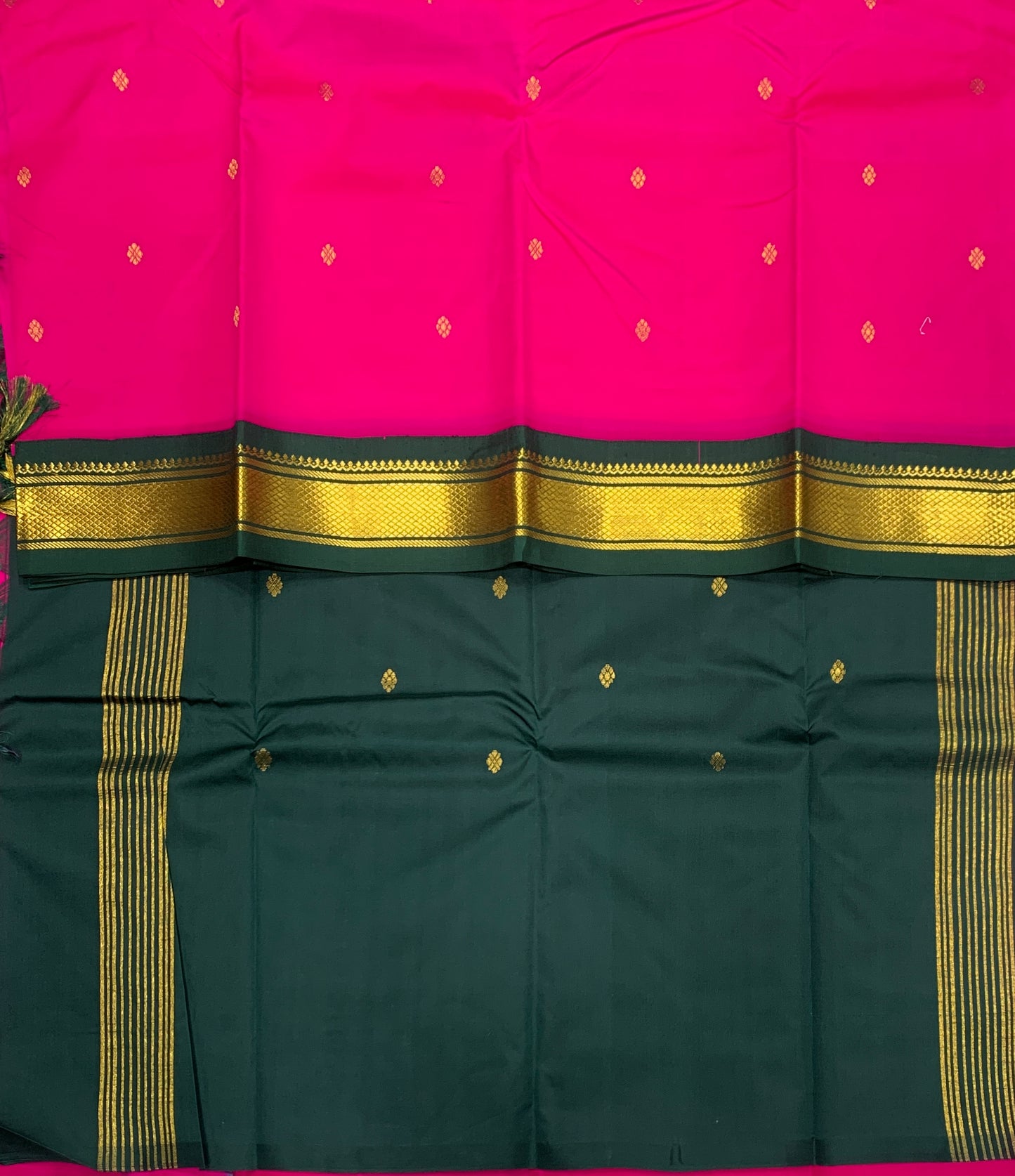 Pure Kanchipuram Silk Pink Colour