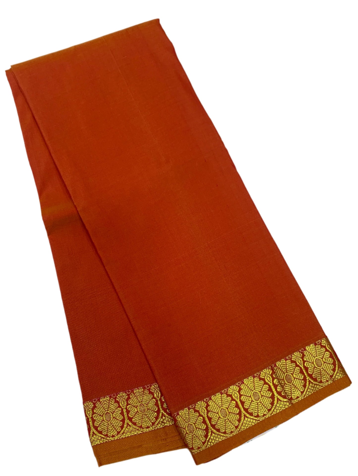 Orange Colour Half Saree Shawl