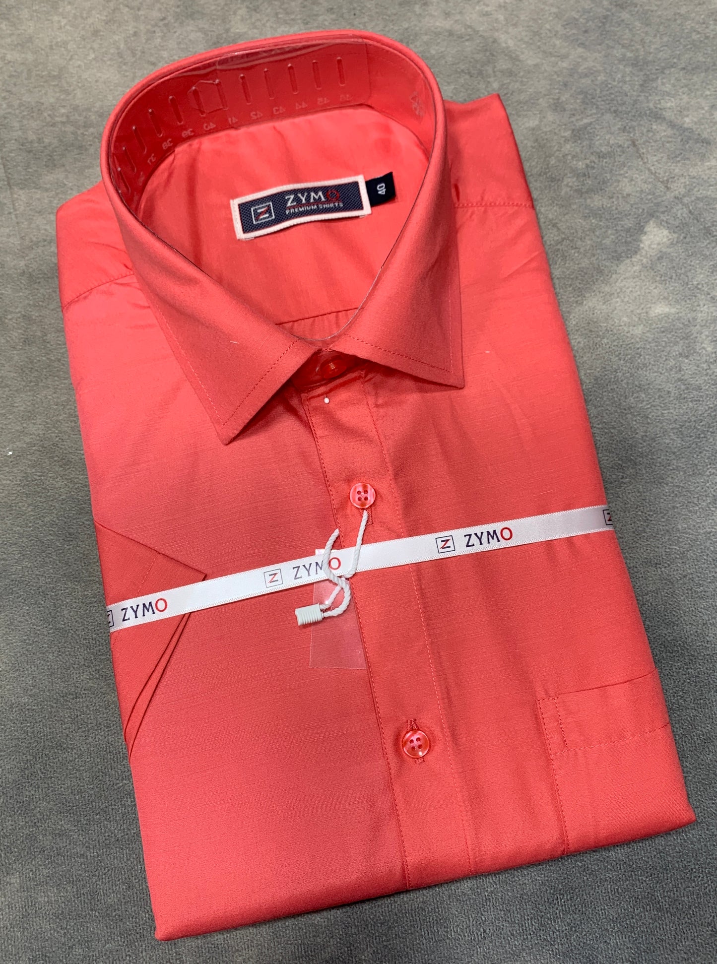 Half Sleeve Peach Colour Shirt