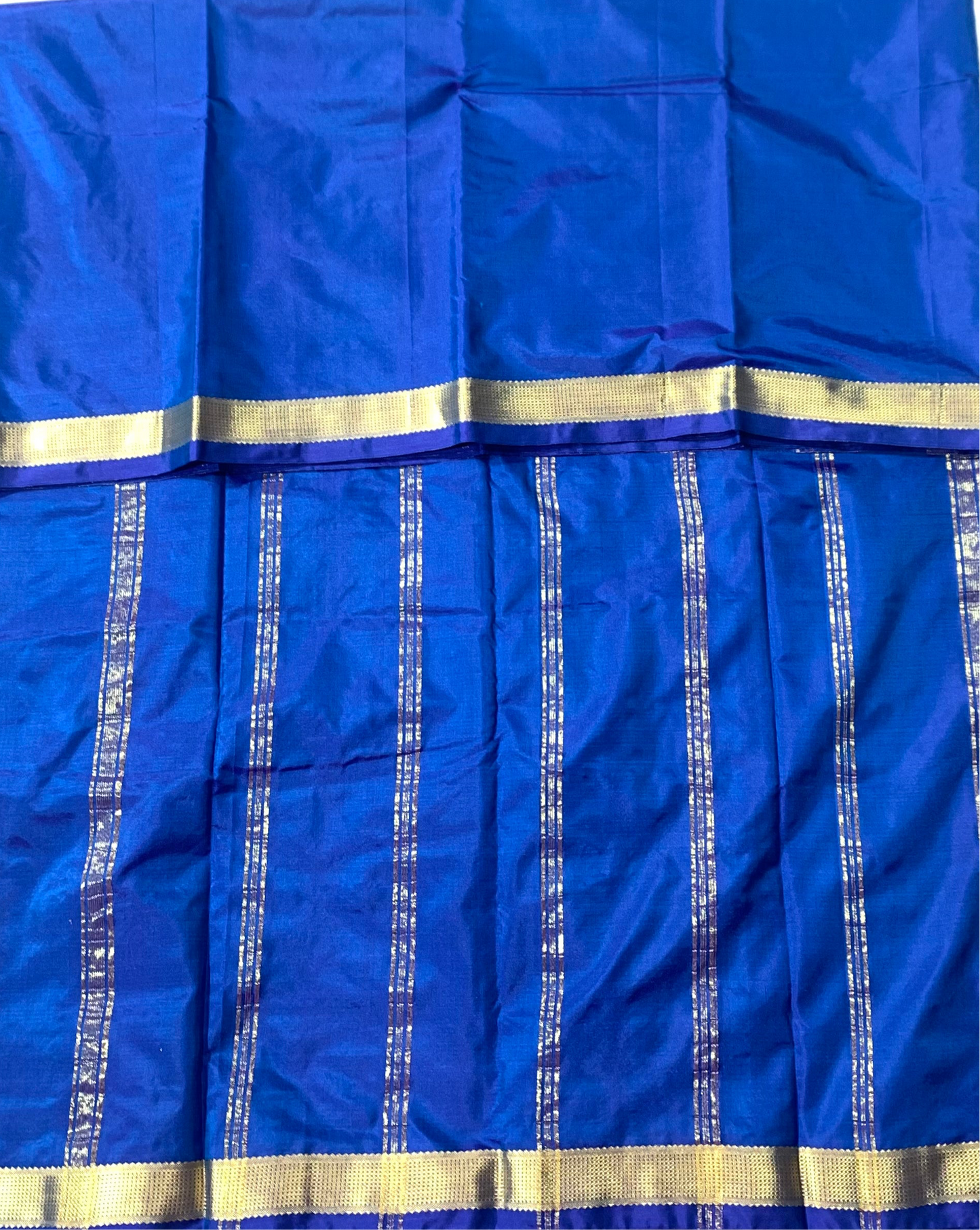 Arani Silk Saree Pepsi Blue Colour