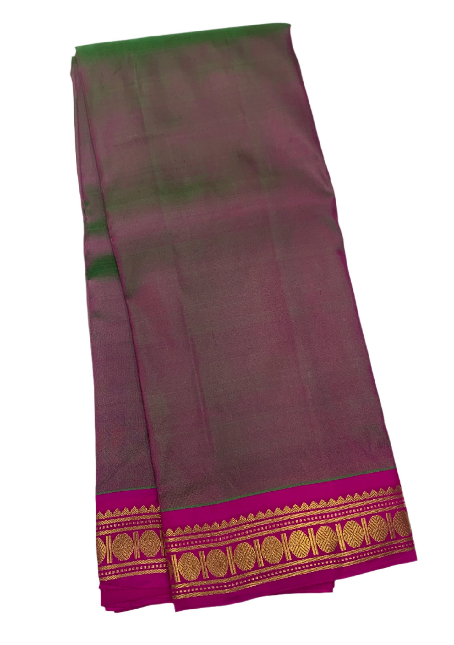 Pure Kanchipuram Silk Saree Dual shade