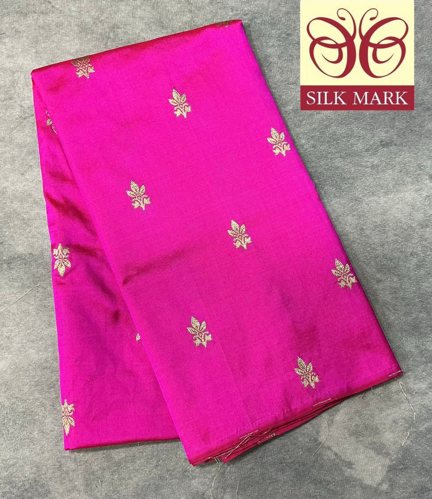 Pink Colour Pure Silk  Blouse Fabric