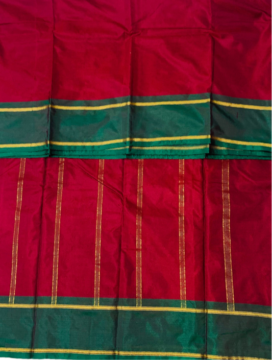 Arani Silk Saree Maroon Colour